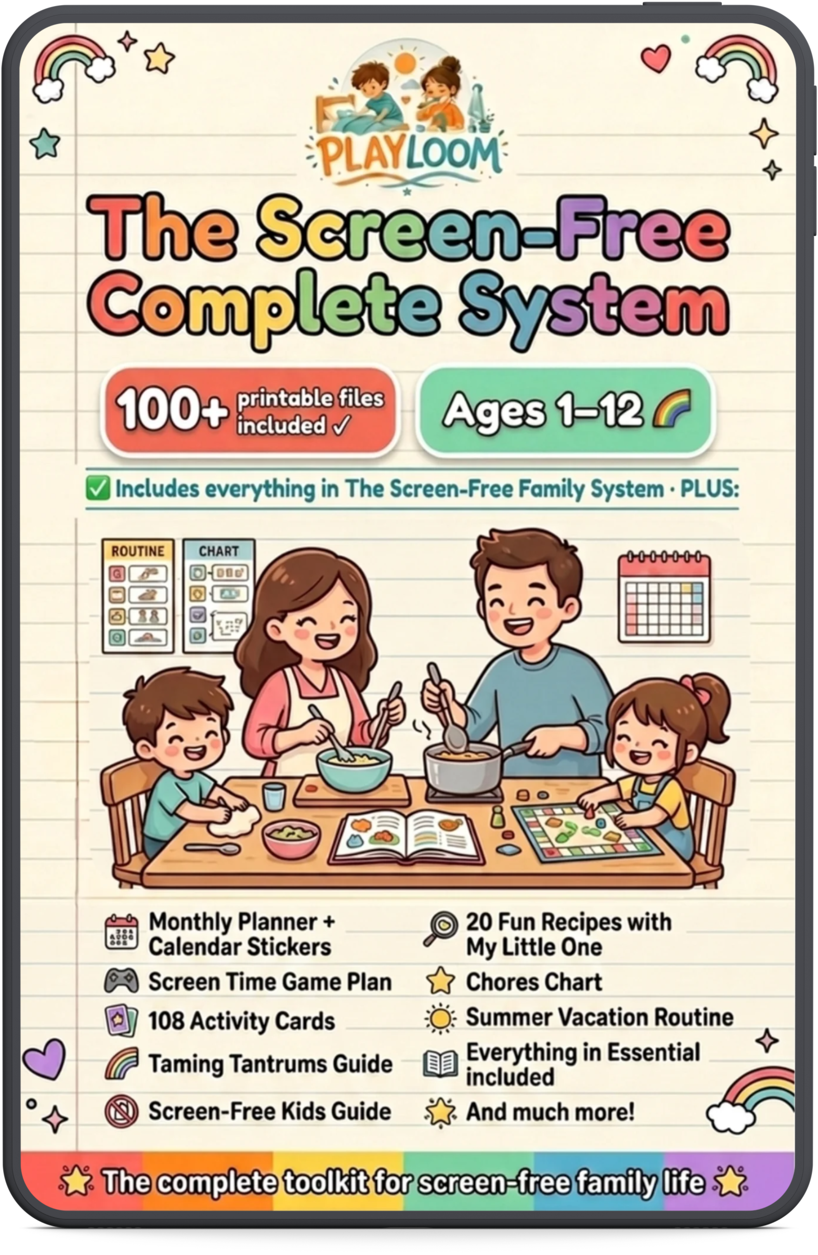The Screen-Free Complete System